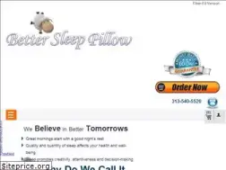 Sites similar to bettersleeppillow.com