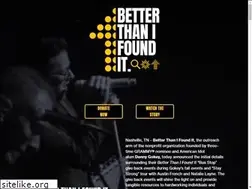Sites similar to betterthanifoundit.org