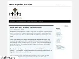 Sites similar to bettertogetherinchrist.com
