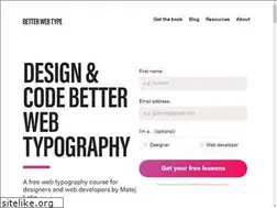 Sites similar to betterwebtype.com