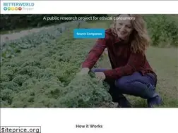 Sites similar to betterworldshopper.org