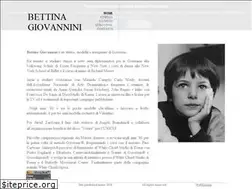 Sites similar to bettinagiovannini.net
