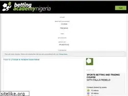 Sites similar to bettingacademynigeria.com