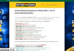 Sites similar to bettingcompaniesinghana.com