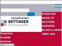 Sites similar to bettinger.de