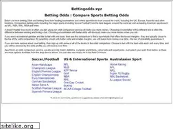 Sites similar to bettingodds.xyz