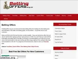 Sites similar to bettingoffers.org.uk