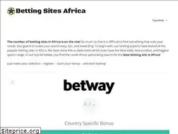 Sites similar to bettingsites.africa