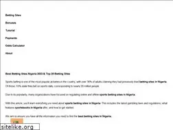 Sites similar to bettingsites24.ng
