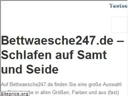 Sites similar to bettwaesche247.de