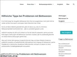 Sites similar to bettwanzenproblem.de