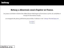 Sites similar to betway.fr