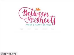 Sites similar to betweenthesheetsco.com
