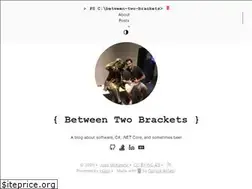 Sites similar to betweentwobrackets.dev