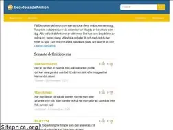 Sites similar to betydelse-definition.com