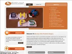 Sites similar to beverlyhillspediatricsurgery.com