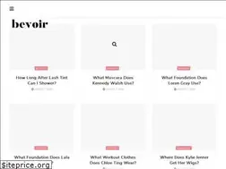 Sites similar to bevoir.com