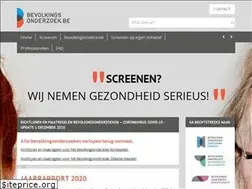 Sites similar to bevolkingsonderzoek.be