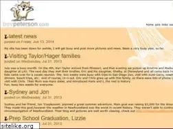 Sites similar to bevpeterson.com