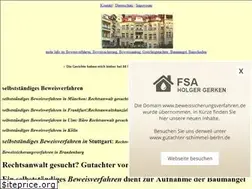 Sites similar to beweissicherungsverfahren.de