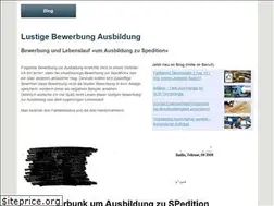 Sites similar to bewerbung-spedition.de