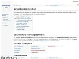 Sites similar to bewerbungs-wiki.de