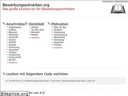 Sites similar to bewerbungsschreiben.org