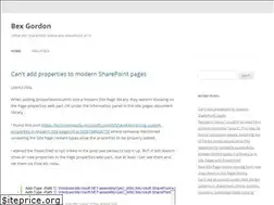 Sites similar to bexgordon.com