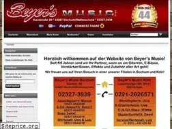 Sites similar to beyers-music.de