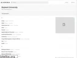 Sites similar to beykent.academia.edu