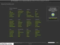 Sites similar to beyonce-knowles.com