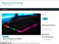 Sites similar to beyond-planning.com