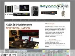 Sites similar to beyondaudio.de