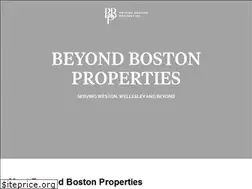 Sites similar to beyondbostonproperties.com