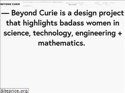 Sites similar to beyondcurie.com