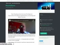 Sites similar to beyondlean.com