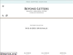 Sites similar to beyondletters.com