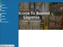 Sites similar to beyondlogisticsug.com