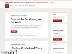 Sites similar to beyondmanaging.com