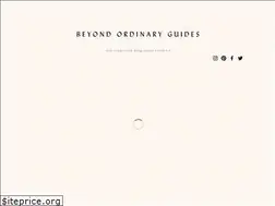 Sites similar to beyondordinaryguides.com