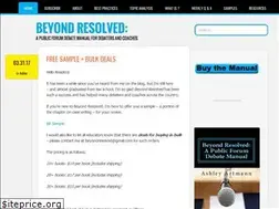Sites similar to beyondresolved.wordpress.com