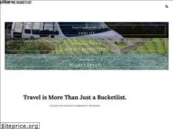 Sites similar to beyondthebucketlist.co