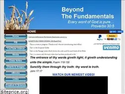 Sites similar to beyondthefundamentals.com