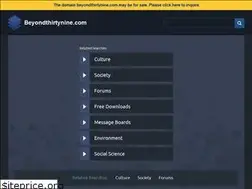 Sites similar to beyondthirtynine.com
