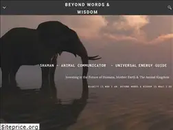 Sites similar to beyondwordsnwisdom.com