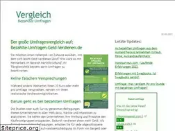 Sites similar to bezahlte-umfragen-geld-verdienen.de
