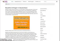 Sites similar to bezahlte-umfragen.org