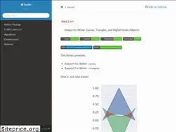 Sites similar to bezier.readthedocs.io
