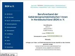 Sites similar to bgn-ev.de