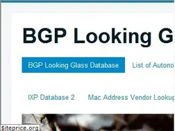 Sites similar to bgplookingglass.com